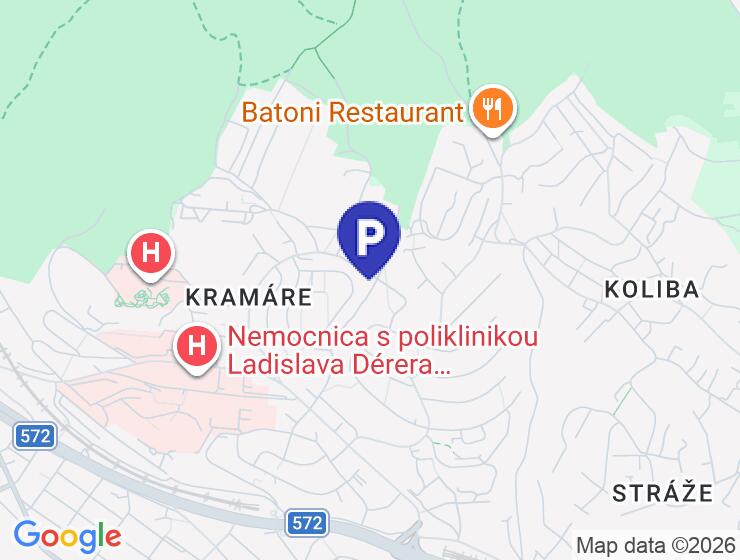 Krytý parking Rozvodná