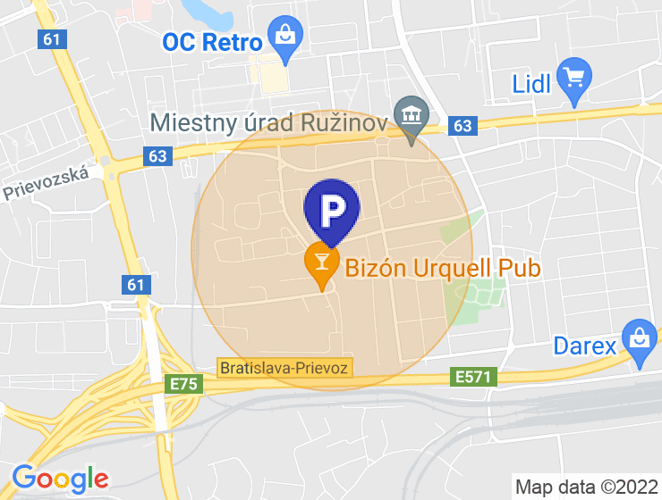 Kúpim parkovacie státie - Ružinov (Prievoz), Bratislava