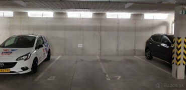 Prenájom parkovacieho miesta v podzemnej garáži v centre