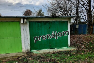 Prenájom murované garáže 21 m² v Rožňave pri Kasárňach