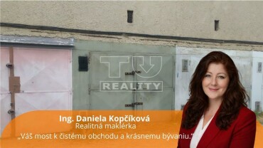 Murovaná garáž na predaj na Krakovskej ulici, Košice