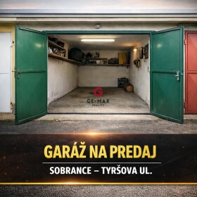 Predaj garáže na Tyršovej ulici v Sobranciach