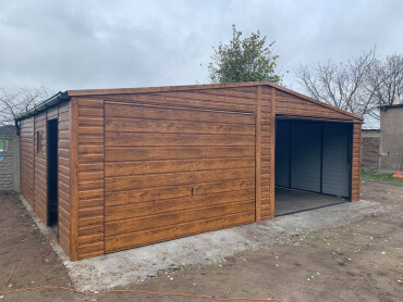 Plechová garáž 7x7 m na predaj