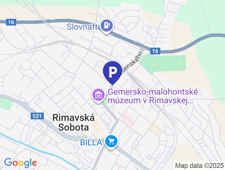 Murovaná garáž na Gorkého ulici v Rimavskej Sobote - na predaj