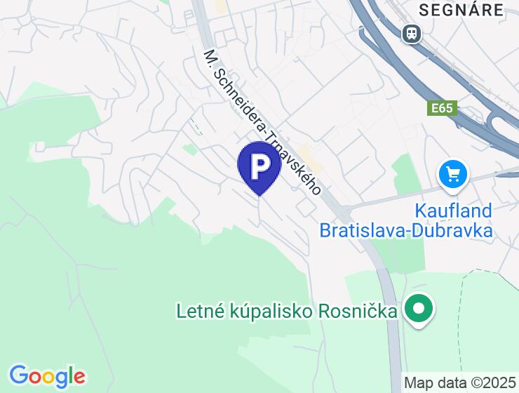 Murovaná garáž na Hanulovej ulici - Dúbravka