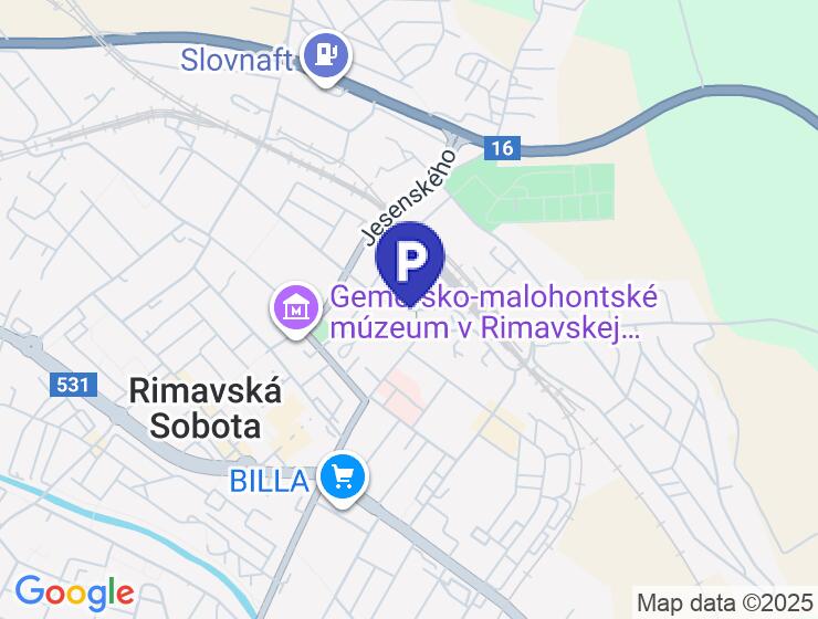 Murovaná garáž na predaj na Gorkého ulici v Rimavskej Sobote