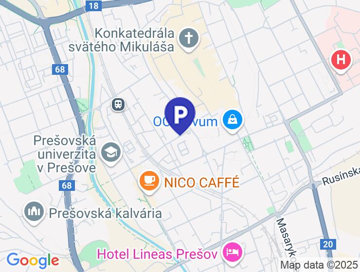 Murovaná garáž na predaj v centre Prešova, ul. Kúpeľná