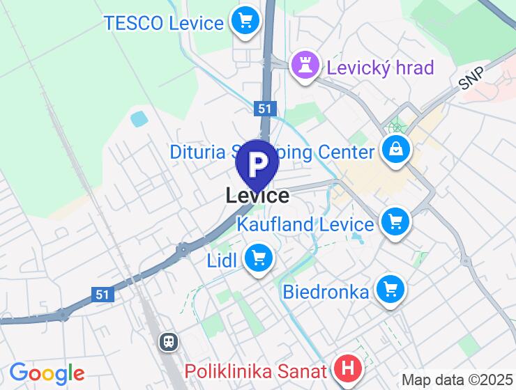 Murovaná garáž na predaj v Leviciach