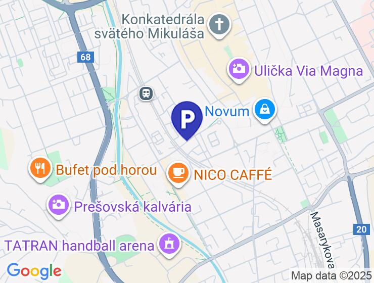 Murovaná garáž na predaj v Prešove - Kúpeľná ulica