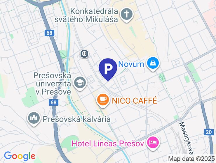 Murovaná garáž na predaj v Prešove na ulici Tarasa Ševčenka