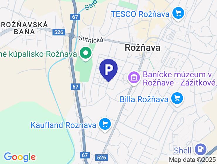 Murovaná garáž na predaj v Rožňave, Letná ulica