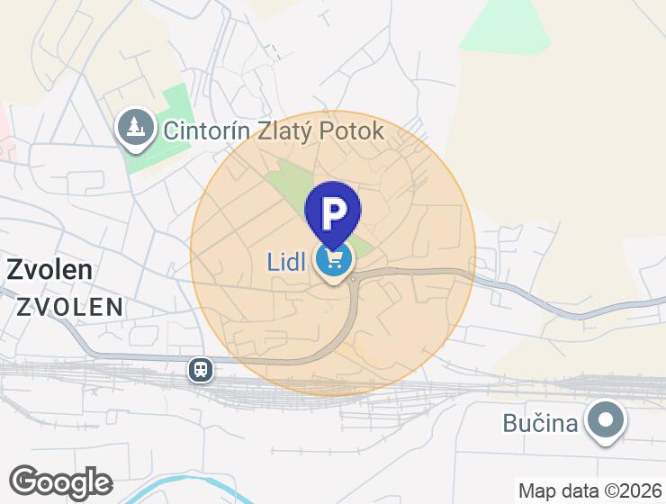 Murovaná garáž na predaj vo Zvolene, ulica A. Hlinku