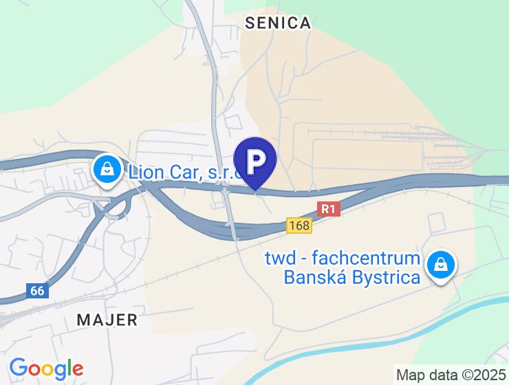 Murovaná garáž na prenájom na Partizánskej ulici v Banskej Bystrici