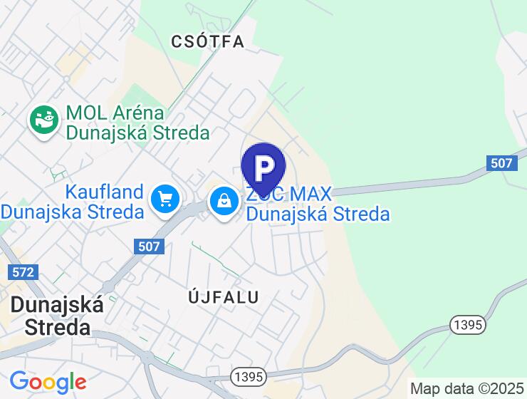 Murovaná garáž na prenájom v centre Dunajskej Stredy