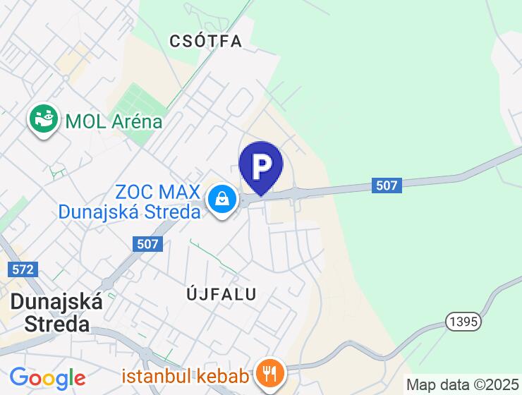 Murovaná garáž na prenájom v centre Dunajskej Stredy