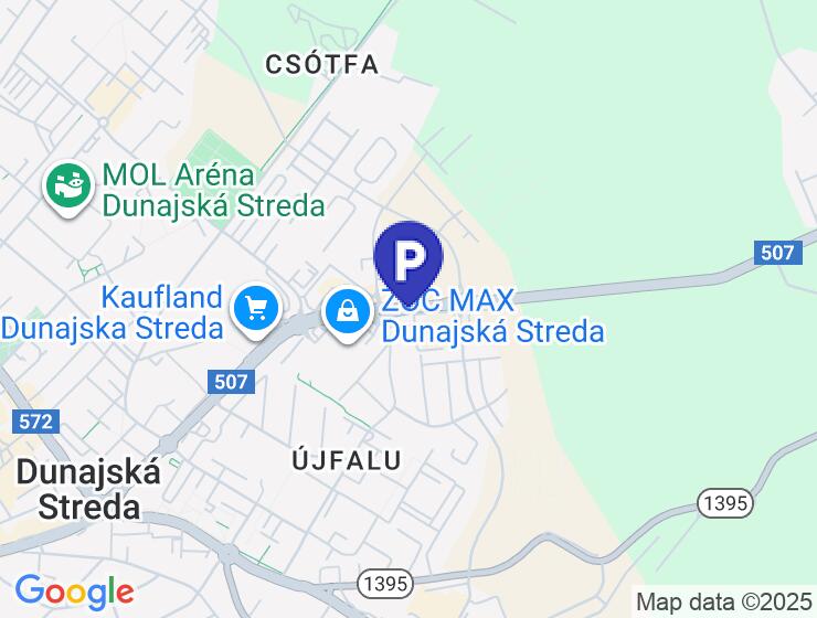 Murovaná garáž na prenájom v centre Dunajskej Stredy
