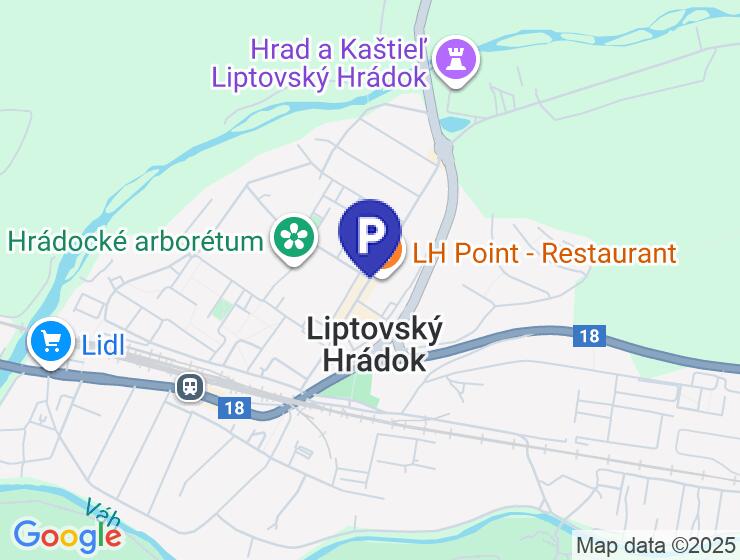 Murovaná garáž na prenájom v Liptovskom Hrádku