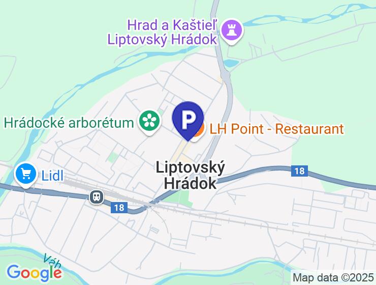 Murovaná garáž na prenájom v Liptovskom Hrádku