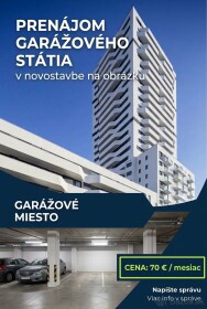 Prenájom garážového miesta v Bratislave - Ulica závodu Matador 4