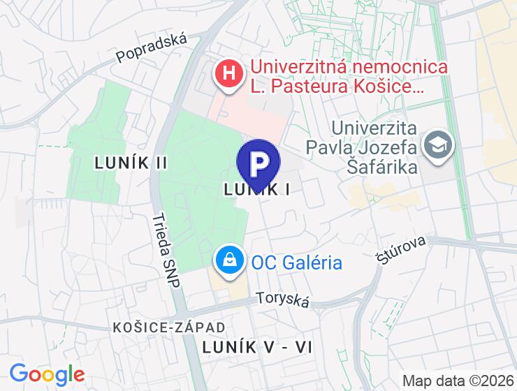 Na predaj 2 parkovacie miesta v parkovacom dome na Považskej ulici