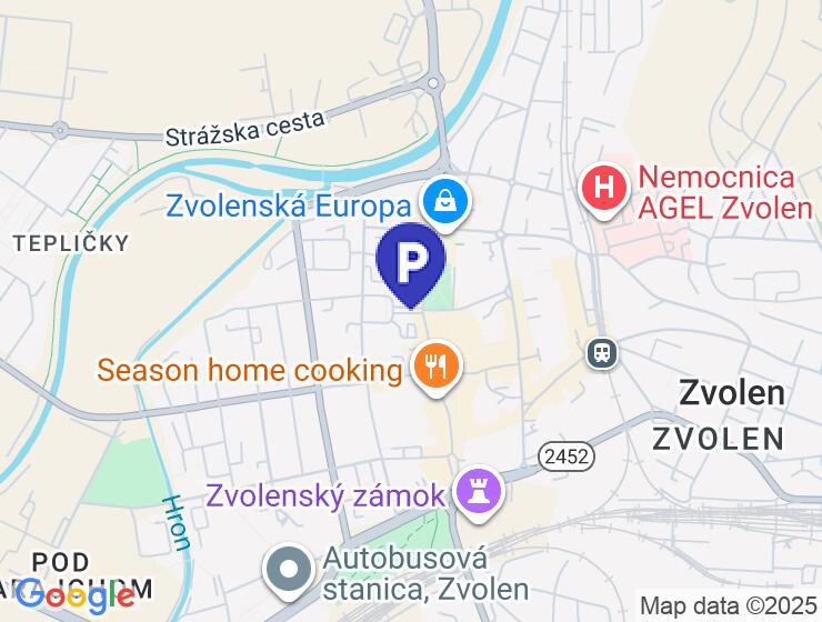 Na predaj 7 parkovacích miest na Pribinovej ulici vo Zvolene - Sekier