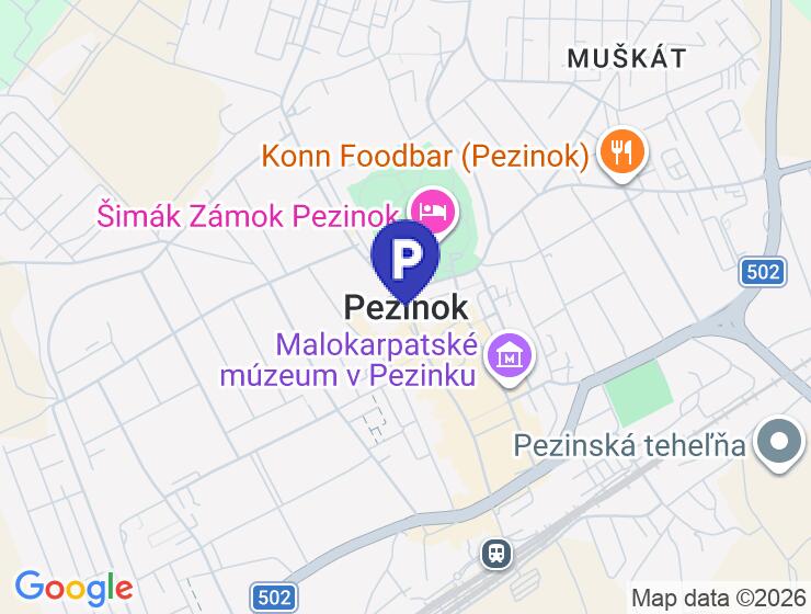 Na predaj betónová podpivničená garáž v Pezinku