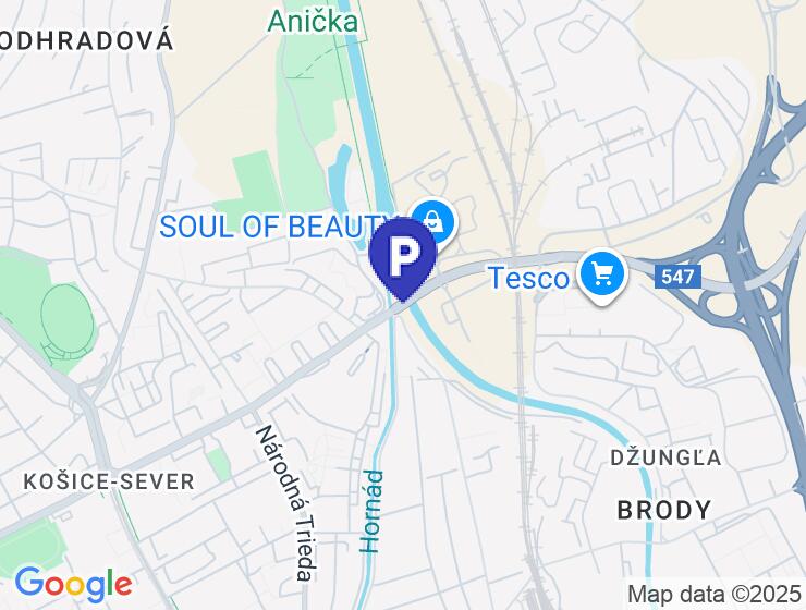 Na predaj garáž 18 m2 na Hlinkovej a Národnej triede v Košiciach