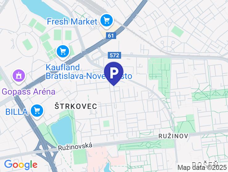Na predaj garáž na Haburskej ulici v Ružinove pri Štrkovci