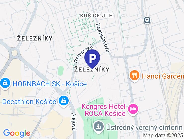 Na predaj garáž na Krakovskej ulici v Košiciach