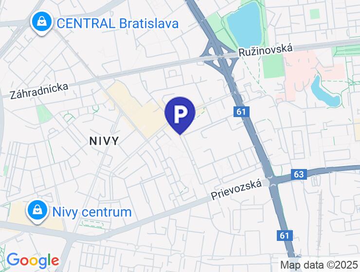 Na predaj garáž na ulici Ružová dolina v Bratislave - Ružinov