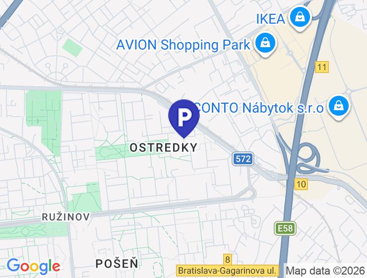 Na predaj garáž na Uránovej ulici v Ružinove