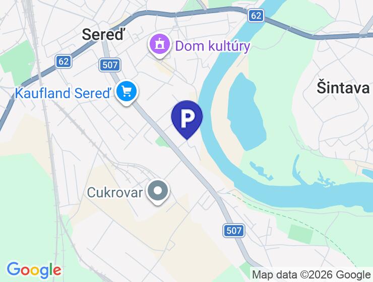Na predaj garáž s pozemkom 62 m2 v Seredi