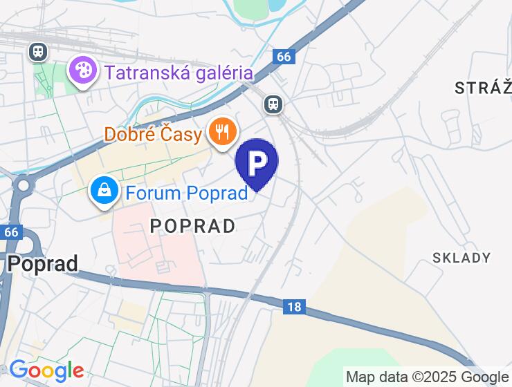 Na predaj garáž s rozlohou 18 m2 na ulici Okružná v Poprade