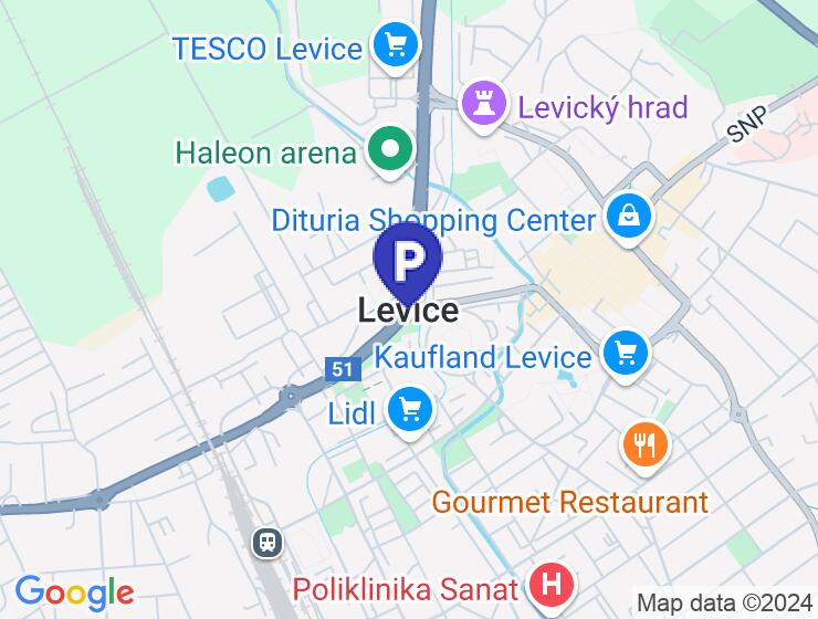 Na predaj garáž v centre Levíc