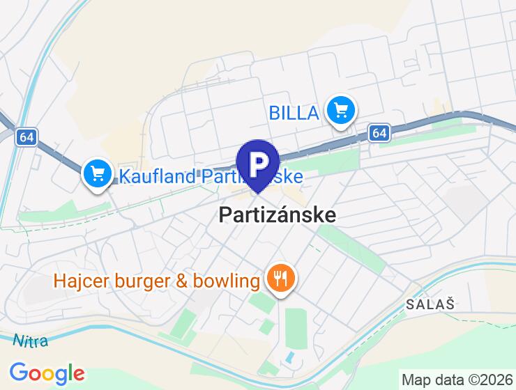 Na predaj garáž v Partizánskom s pozemkom