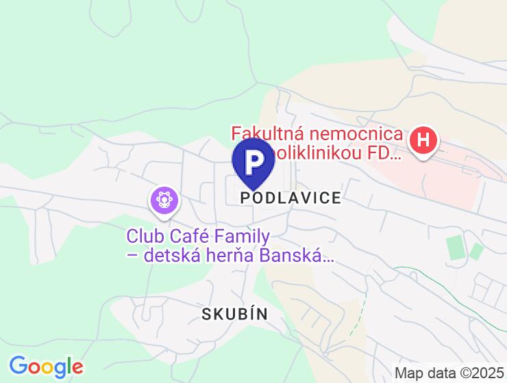 Na predaj garáž v Podlaviciach, ulica Gaštanová