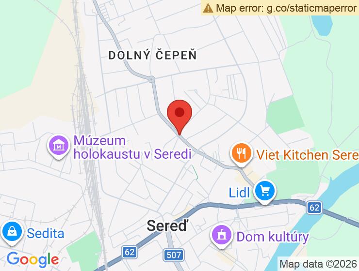 Na predaj garáž v Seredi na ulici Čepeňská s dobrou polohou