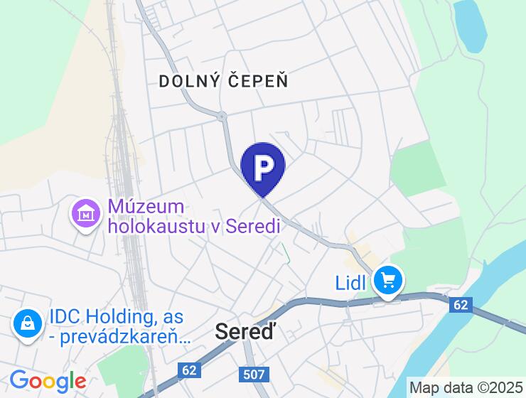 Na predaj garáž v Seredi na ulici Čepeňská s rozlohou 18m2