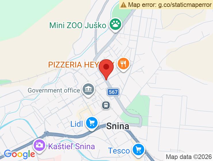 Na predaj garáž v Snine na Študentskej ulici