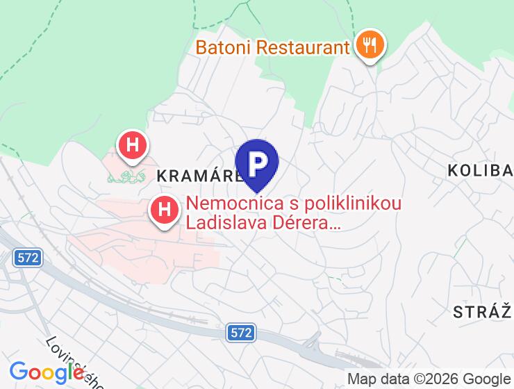 Na predaj garážové státie na Rozvodnej ulici v Kramároch