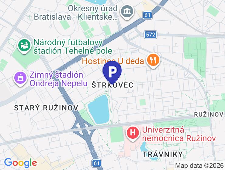 Na predaj garážové státie v rezidenčnom komplexe EDEN PARK, Ružinov