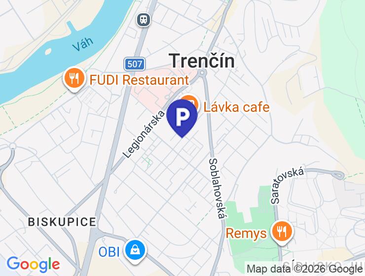 Na predaj garážové státie v Trenčíne na ulici 28. októbra