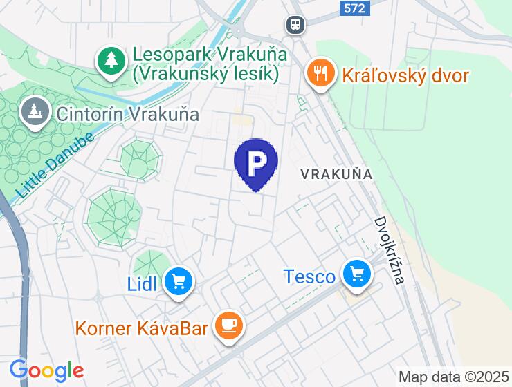 Na predaj garážové státie v uzavretom garážovom dome na Jedľovej ulici, Bratislava – Vrakuňa