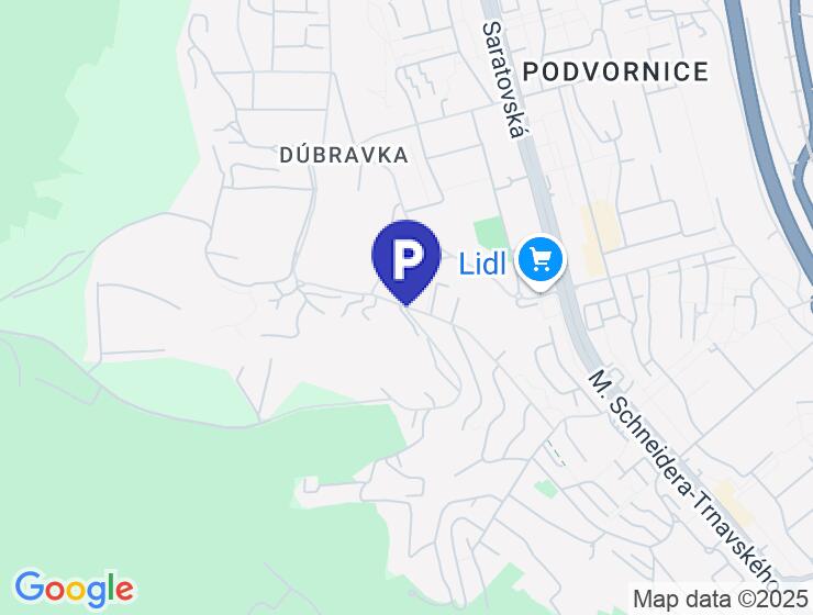 Na predaj kryté parkovacie miesto na Koprivnickej ulici v Dúbravke