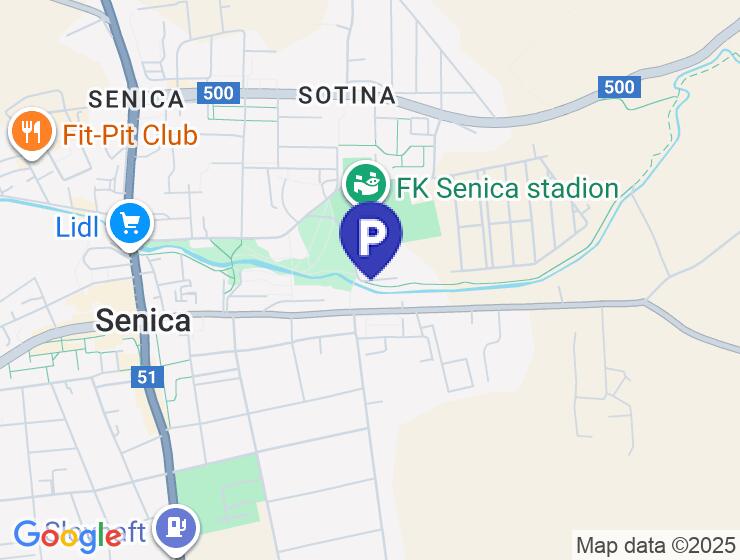 Na predaj murovaná garáž (21 m²) v Senici na Sadovej ulici