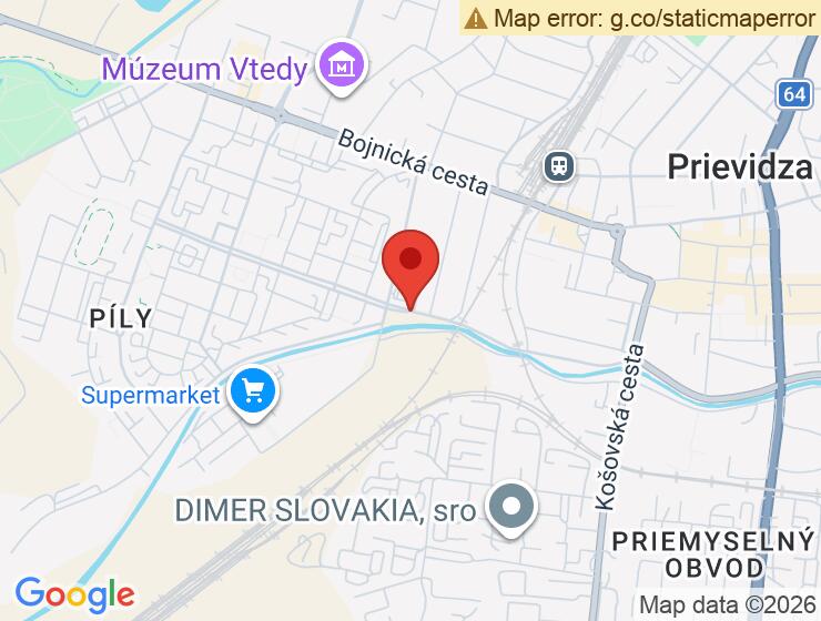 Na predaj murovaná garáž 28 m2 v Handlovej na ul. Mier