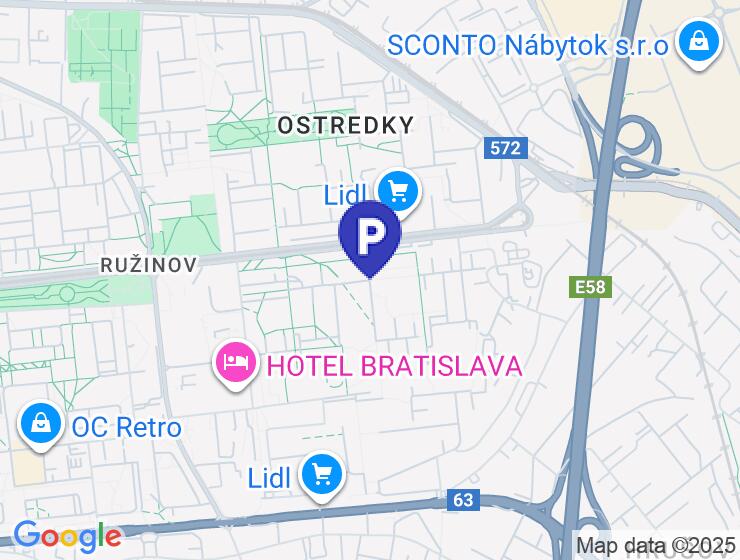 Na predaj murovaná garáž na Exnárovej ulici v Ružinove