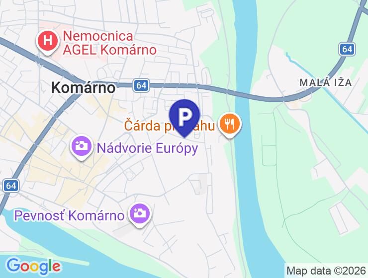 Na predaj murovaná garáž na Parnej ulici v Komárne