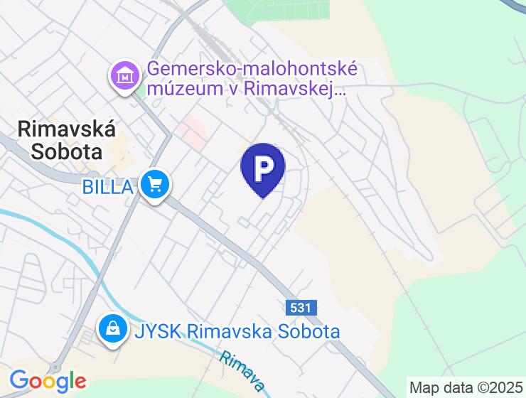 Na predaj murovaná garáž na Rožňavskej ulici v Rimavskej Sobote