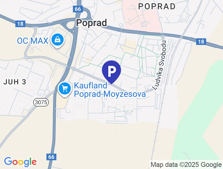 Na predaj murovaná garáž s pozemkom 17 m² v Poprade